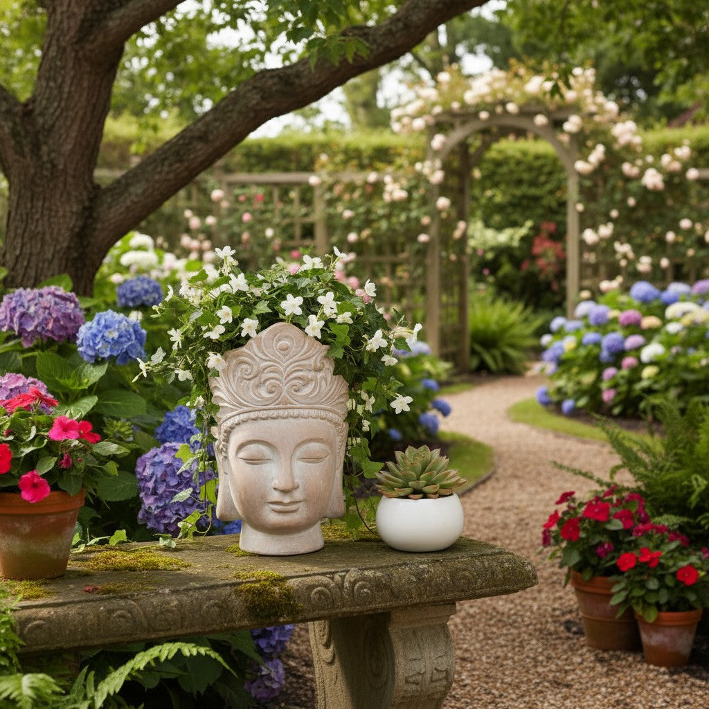 Maceta Cabeza de Buda