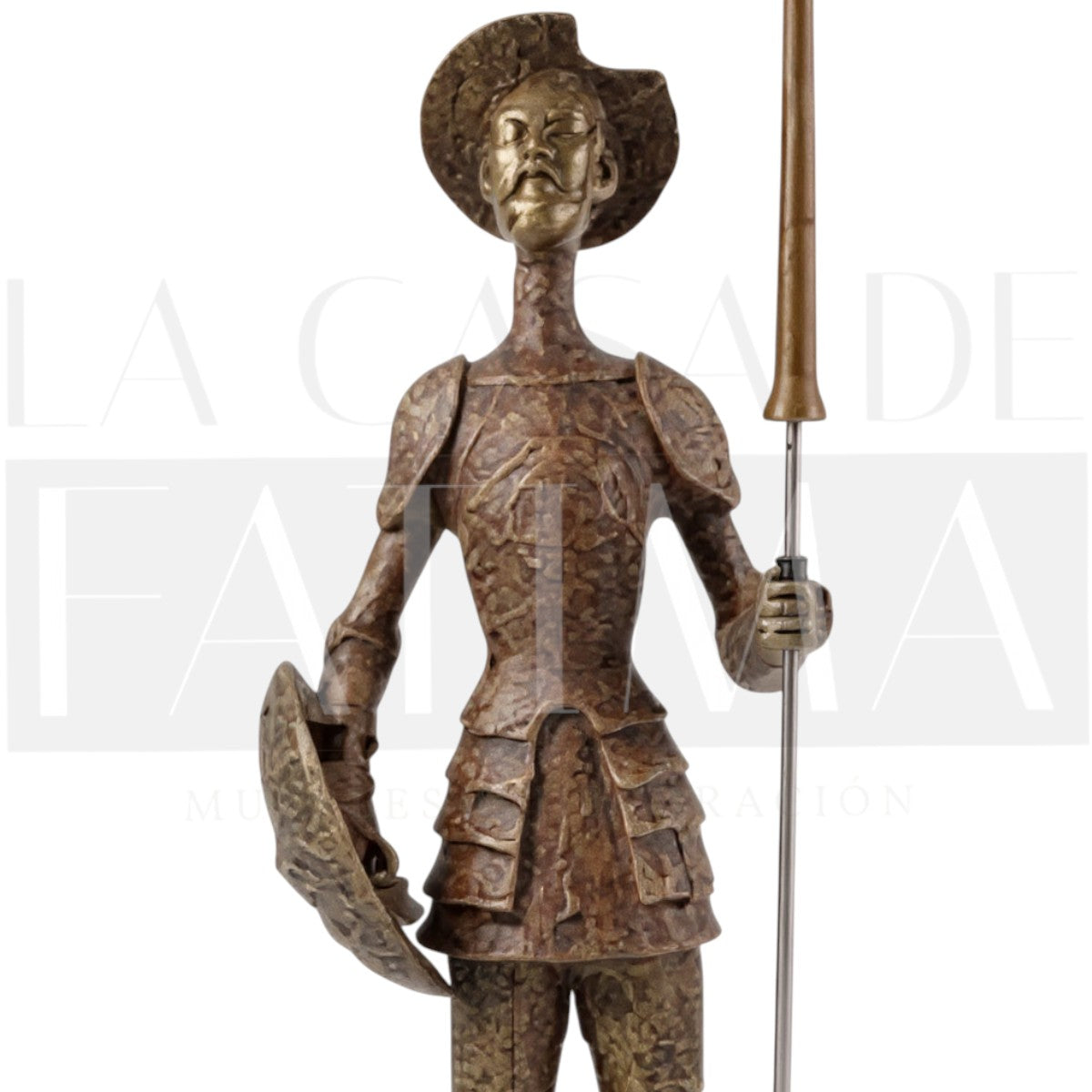 Figura Don Quijote con Lanza Dorado