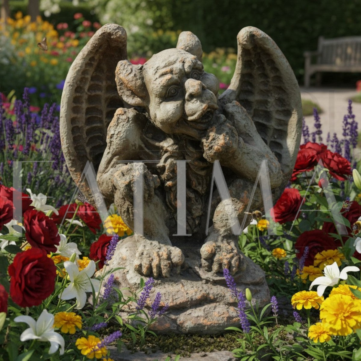 Gárgola Protectora de Jardín