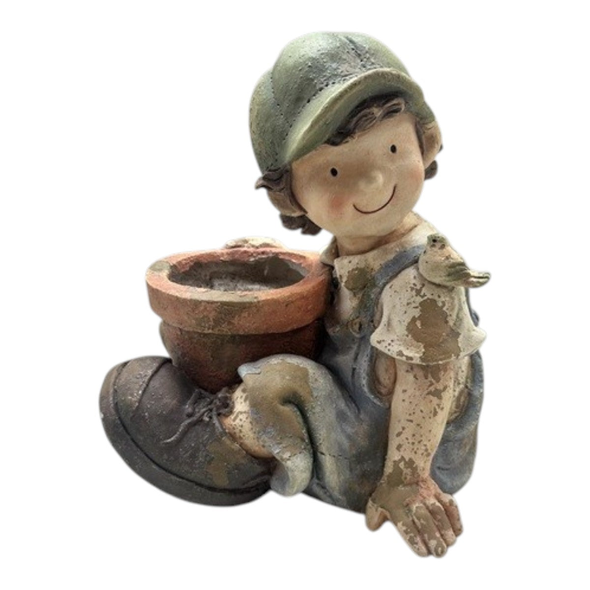Maceta Niño Jardinero Vintage