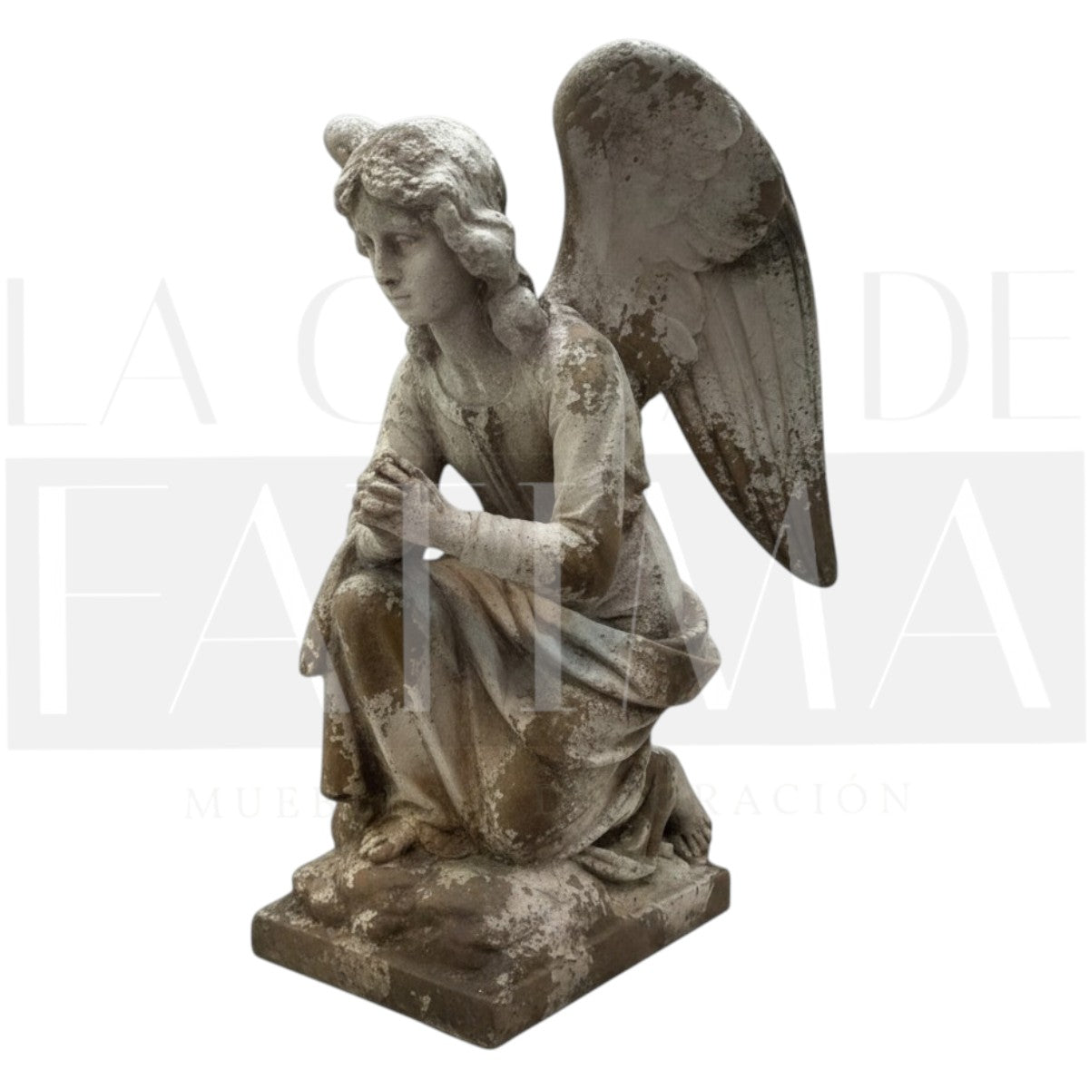 Figura Ángel Orante Vintage