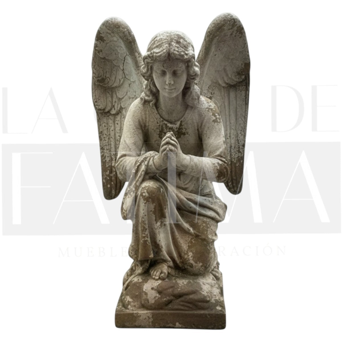Figura Ángel Orante Vintage