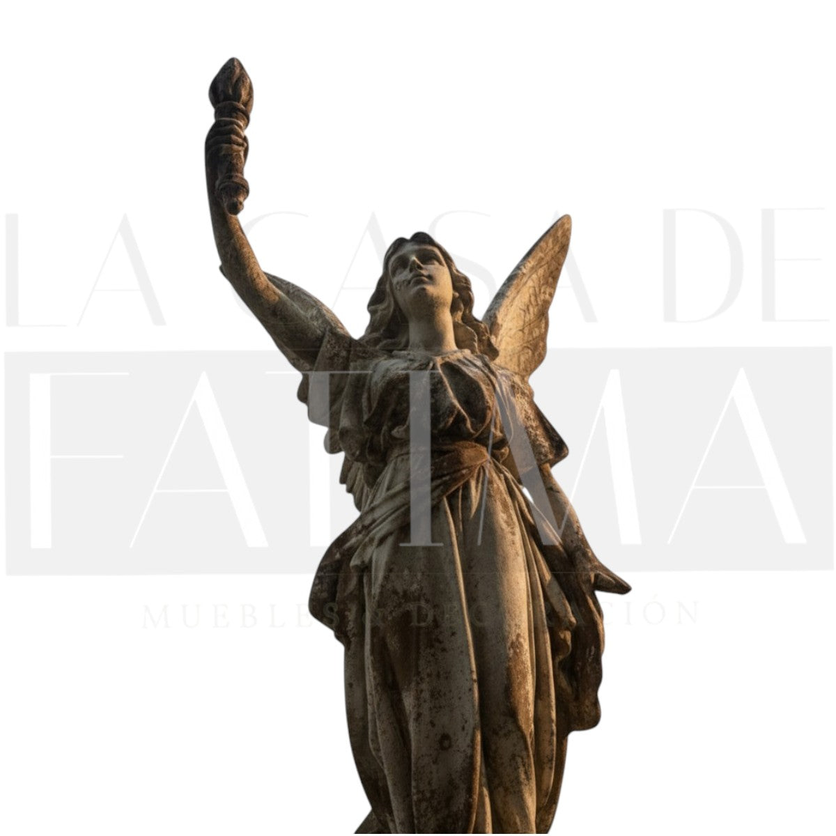 Figura Ángel con Antorcha