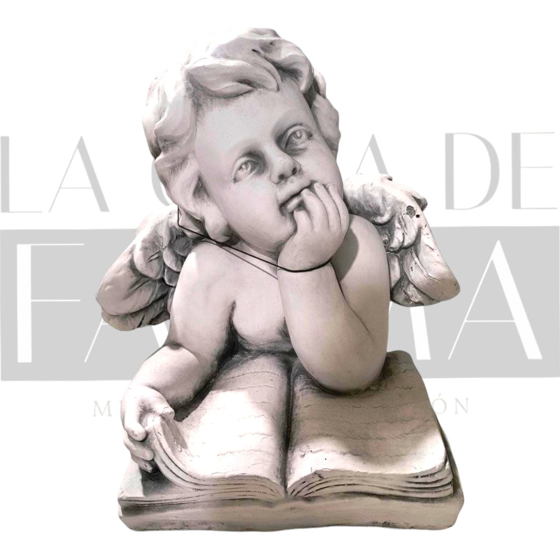 Figura Ángel leyendo