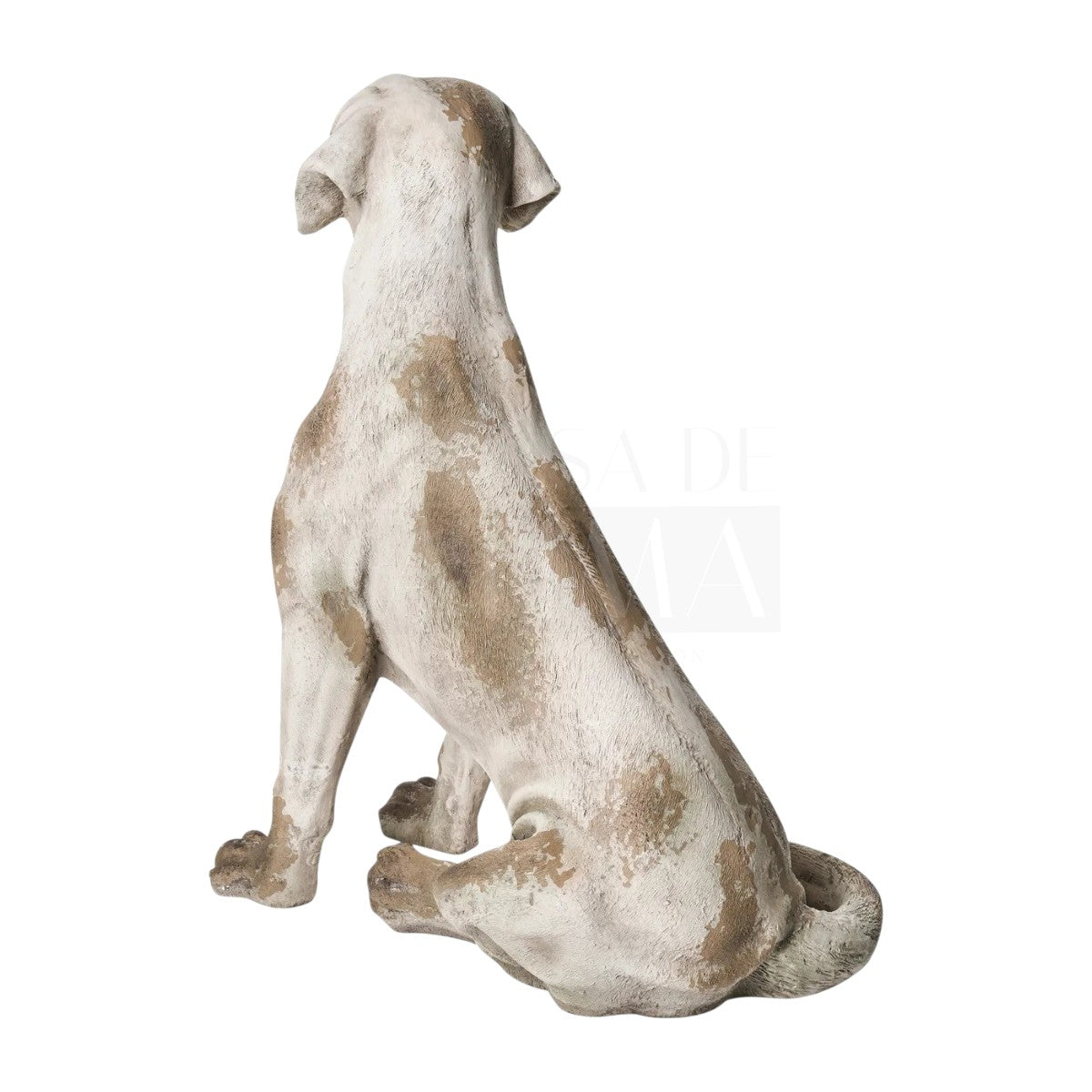 Figura Perro Sentado Vintage 70 cms.