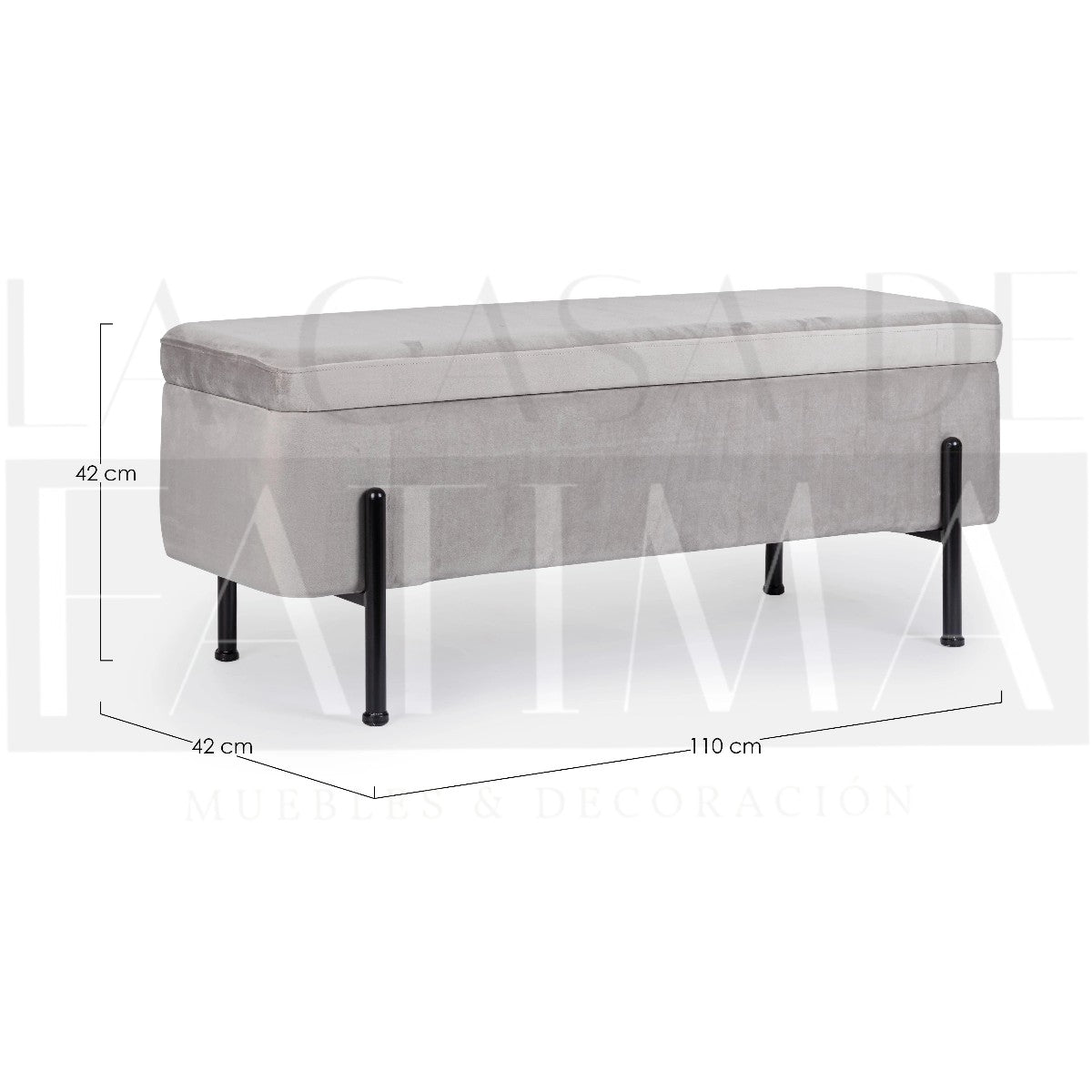 Banqueta Otoman Rectangular