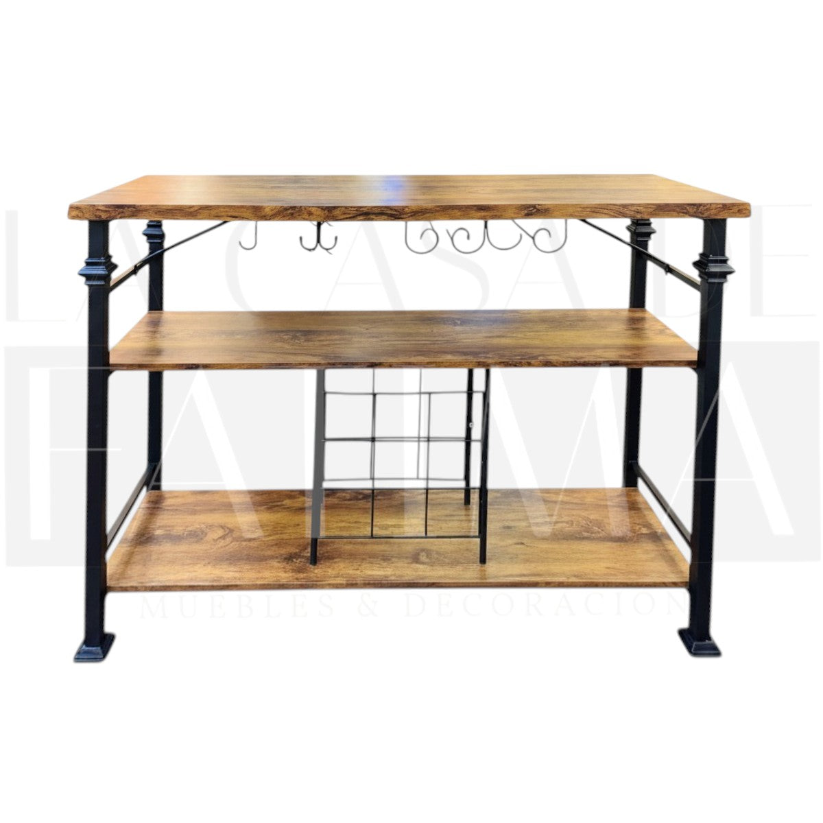 Arrimo Bar Industrial Madera y Metal 120