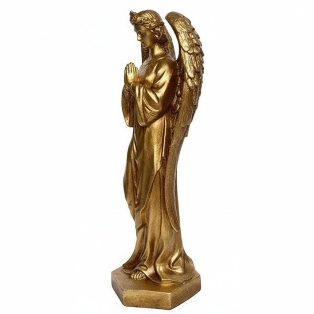 Ángel de Oración Vintage Dorado 69 cm