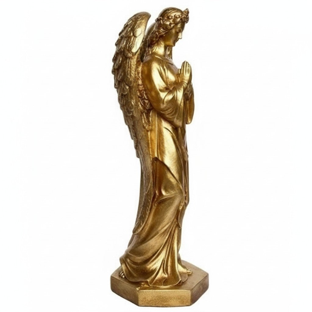 Ángel de Oración Vintage Dorado 69 cm