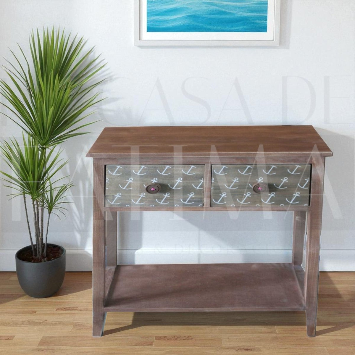 Mesa de Arrimo Náutica 2 Cajones