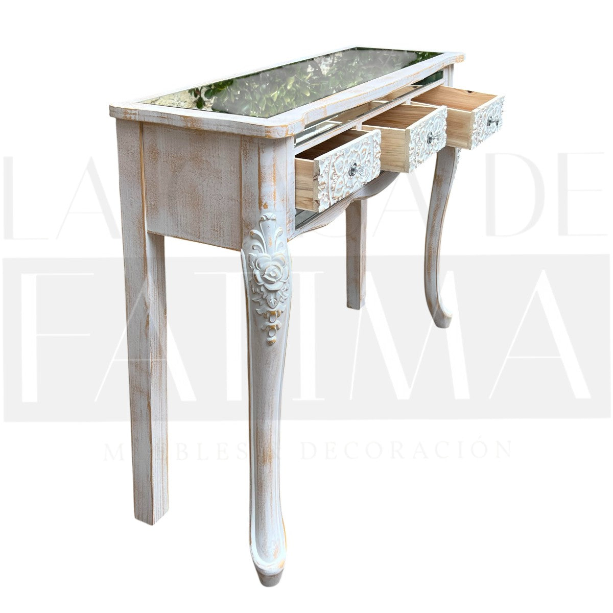 Mesa de Arrimo Espejada Amalfitana