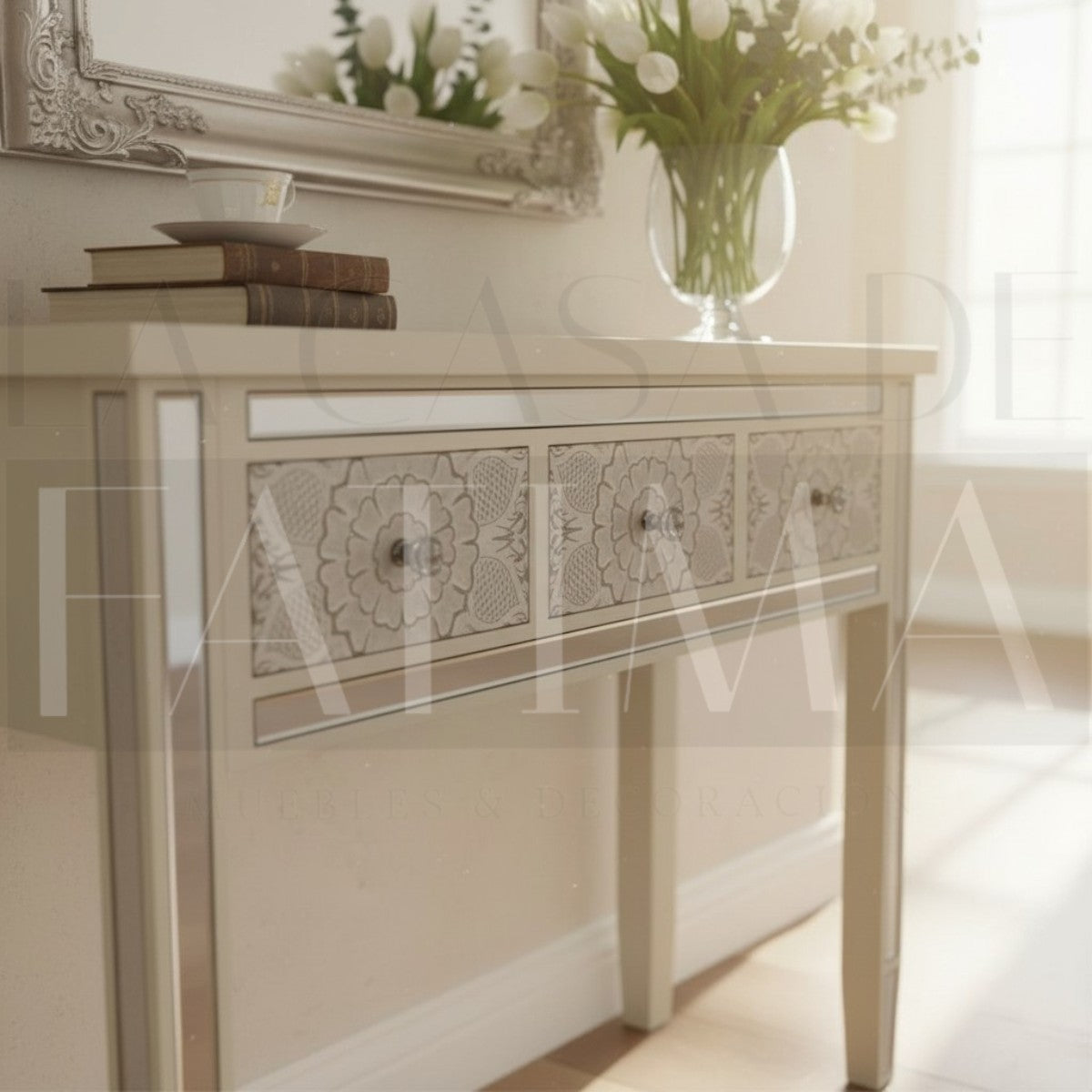 Mesa de Arrimo Espejada Toscana