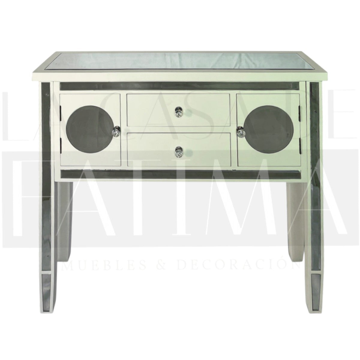 Mesa de Arrimo Espejada Nápoles