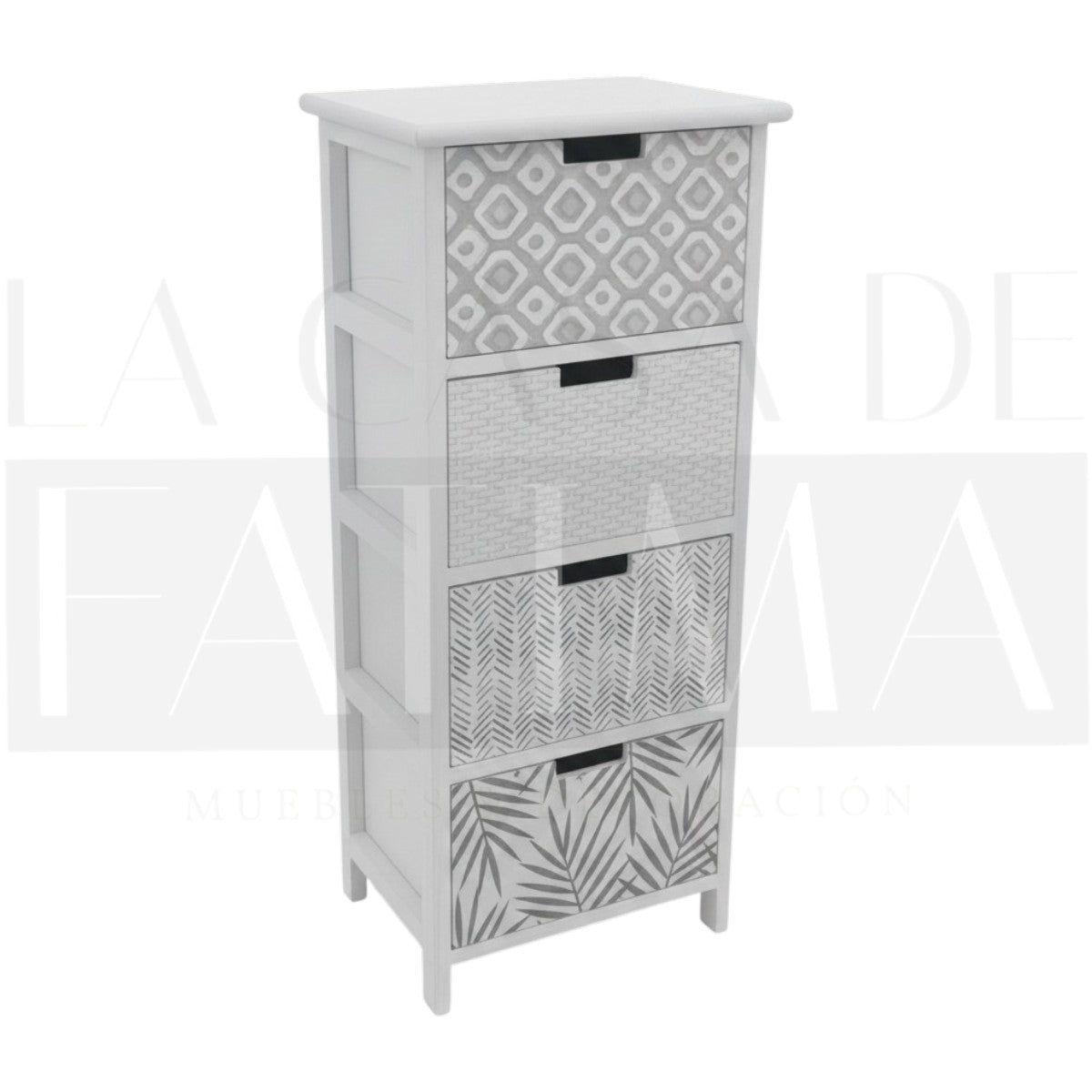 Cajonera Organizadora Boho 4 Cajones