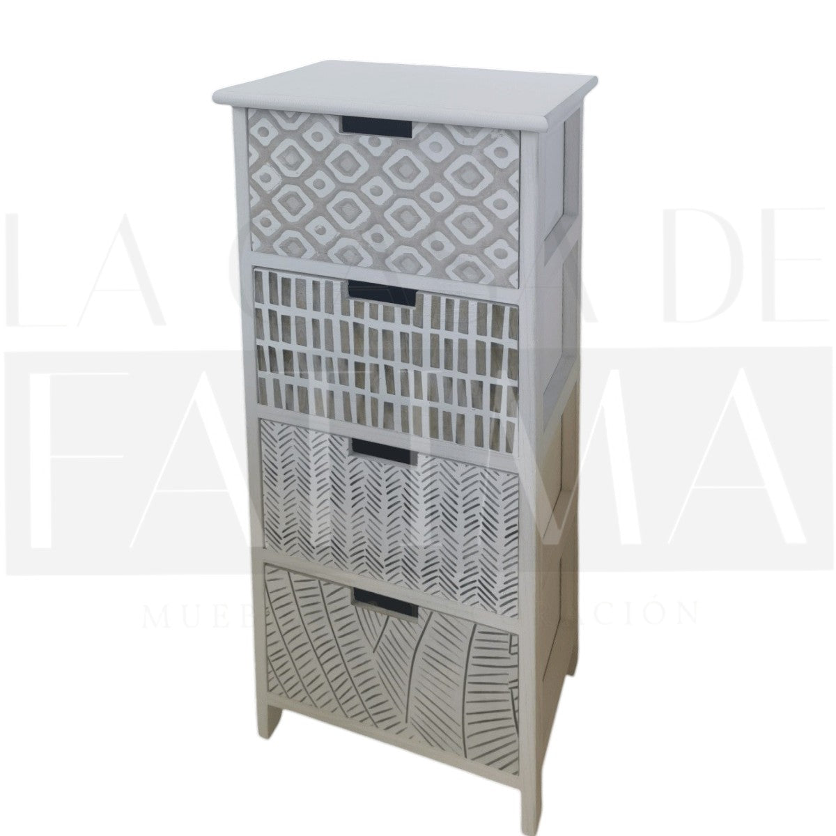 Cajonera Organizadora Boho 4 Cajones