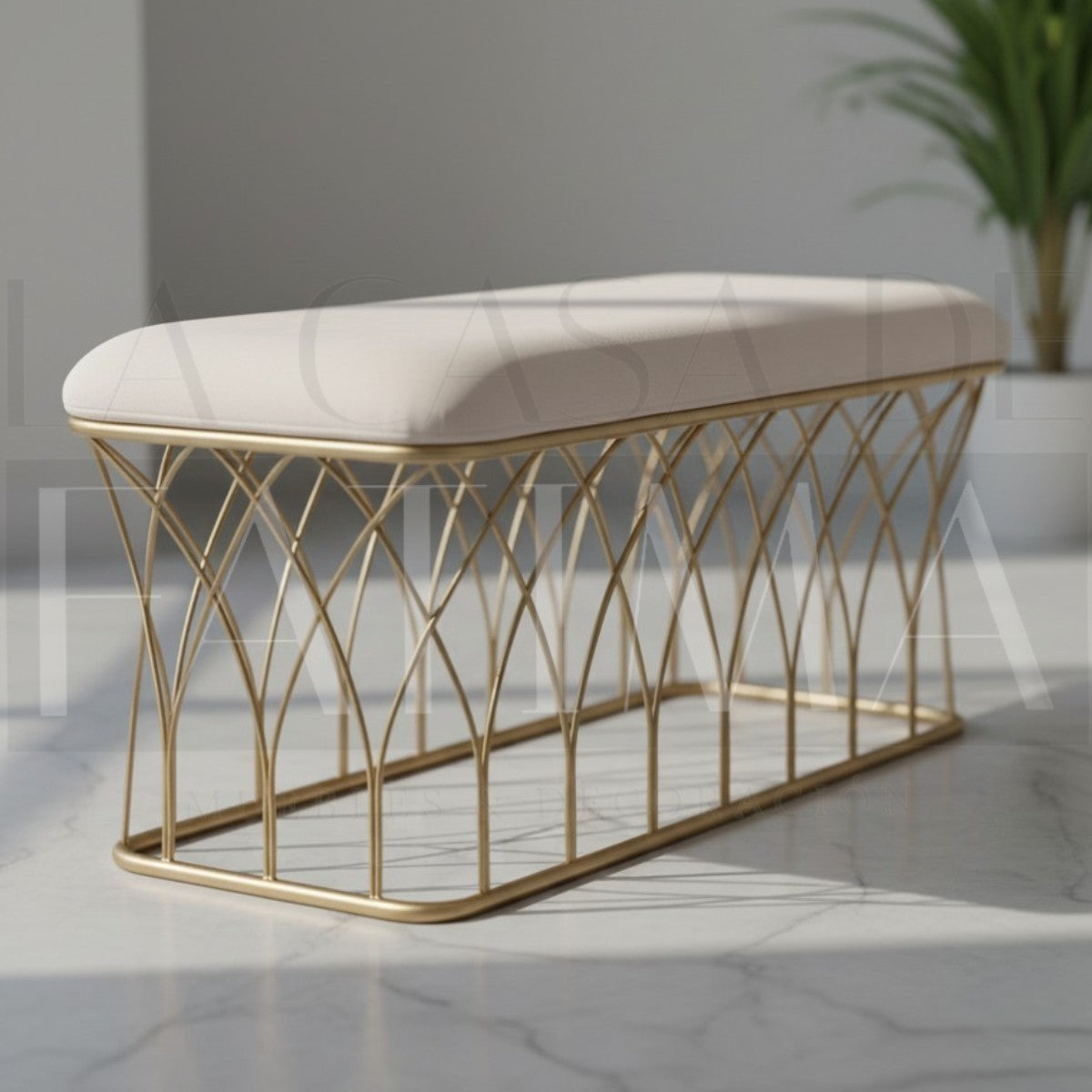 Banqueta Dorada Arcos