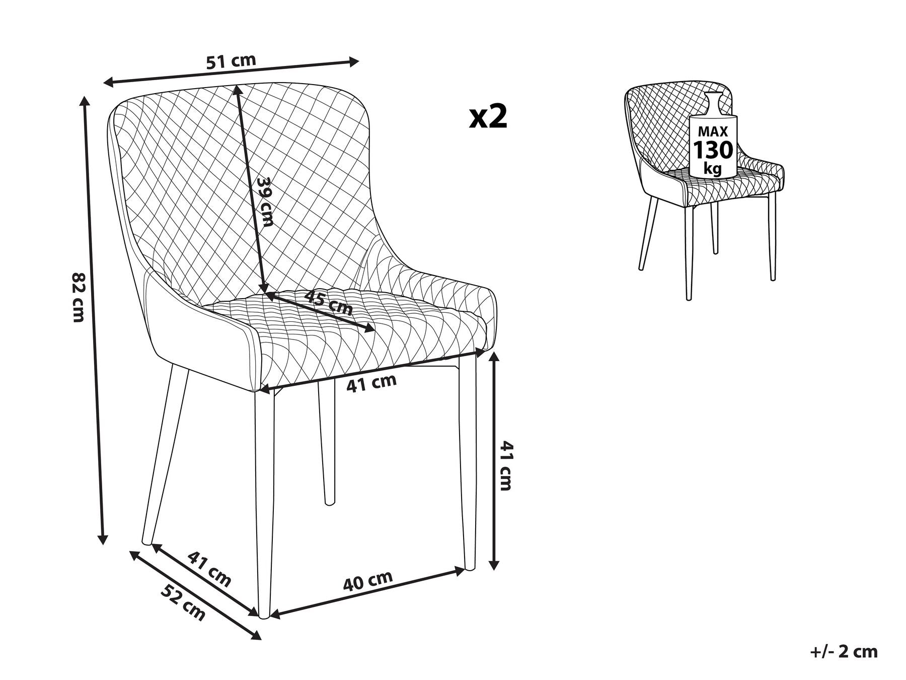 Silla de Felpa Solano